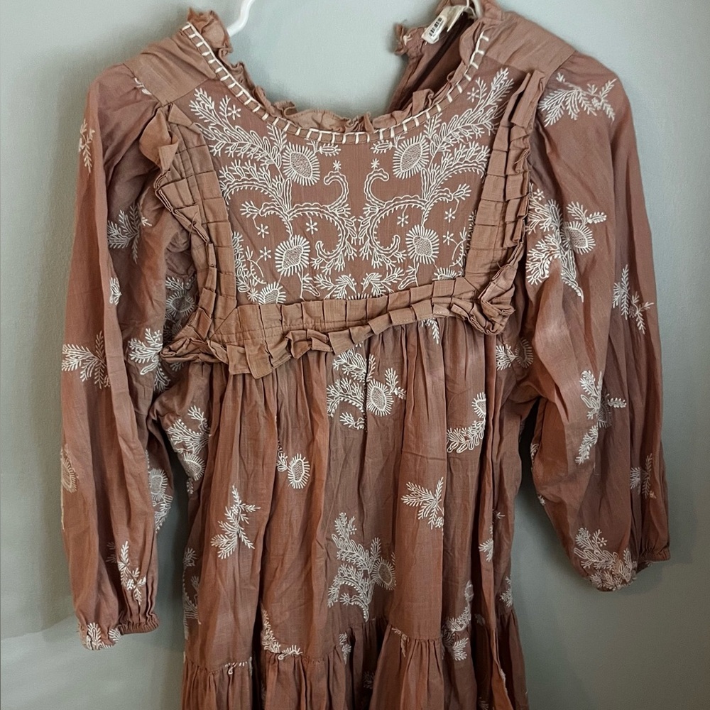 Bohemian Embroidered Dress